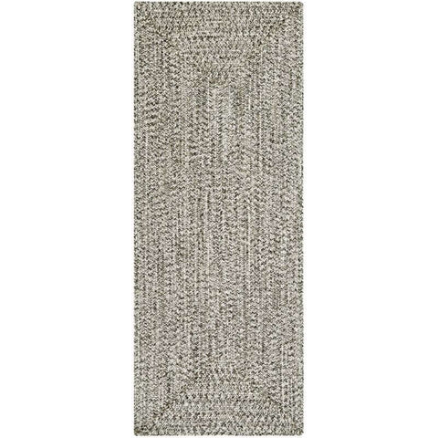 Indoor Outdoor Trenzado Rug – Bordered Plain Design