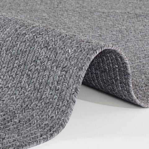 Indoor Outdoor Trenzado Rug – Bordered Plain Design