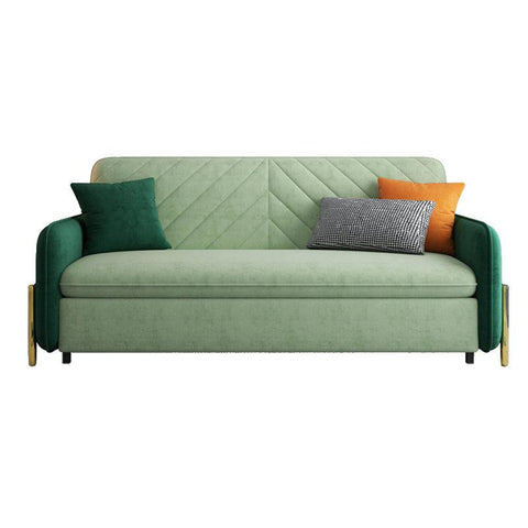 Erika Two Seater Sofa Bed, Green