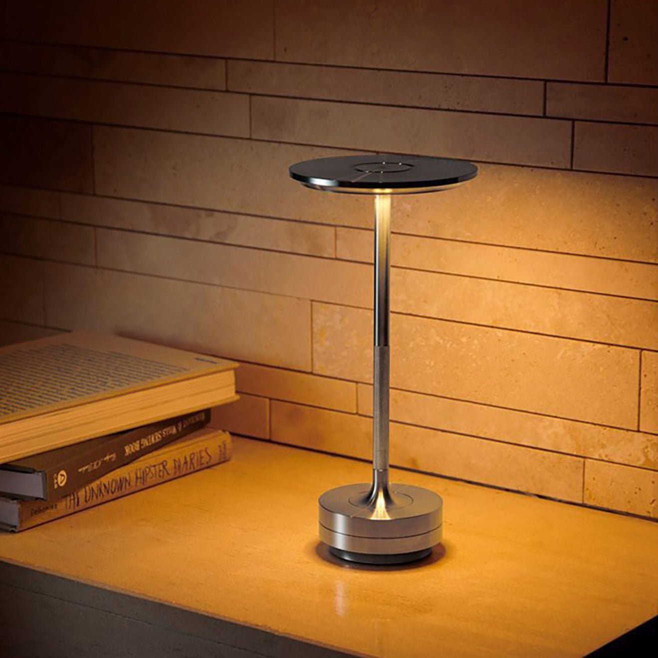 Rechargeable  Led  Aluminium Table Lamp