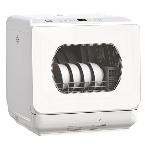 HOMCOM Multi-Program 6L Tabletop Dishwasher