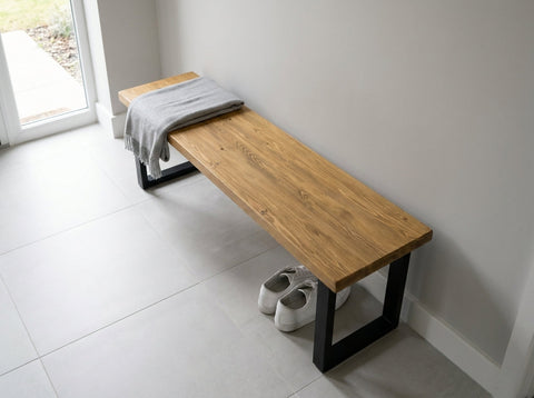 The Bruton Bench — Oak