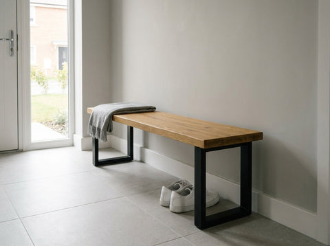 The Bruton Bench — Oak