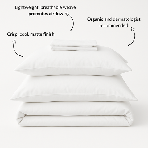 Bed Sheet Set (Organic Cotton Percale)
