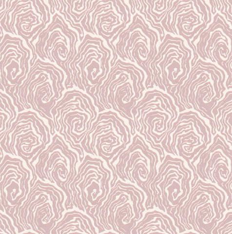 Oysters - in Venus Pink - Wallpaper