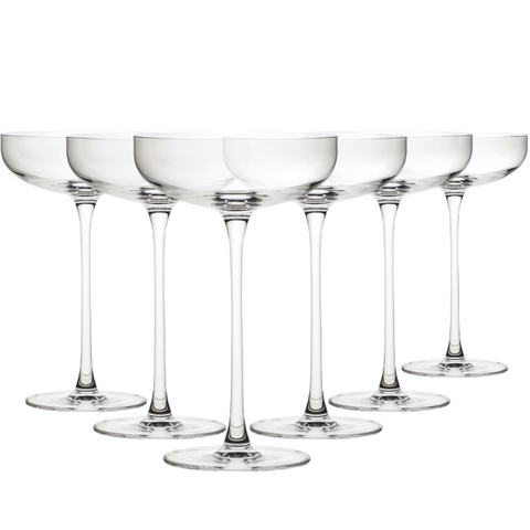 Savage Coupe Glasses - 220ml - Set of 6