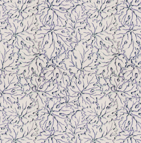 Ethereal Leaves - in Misty - Wallpaper