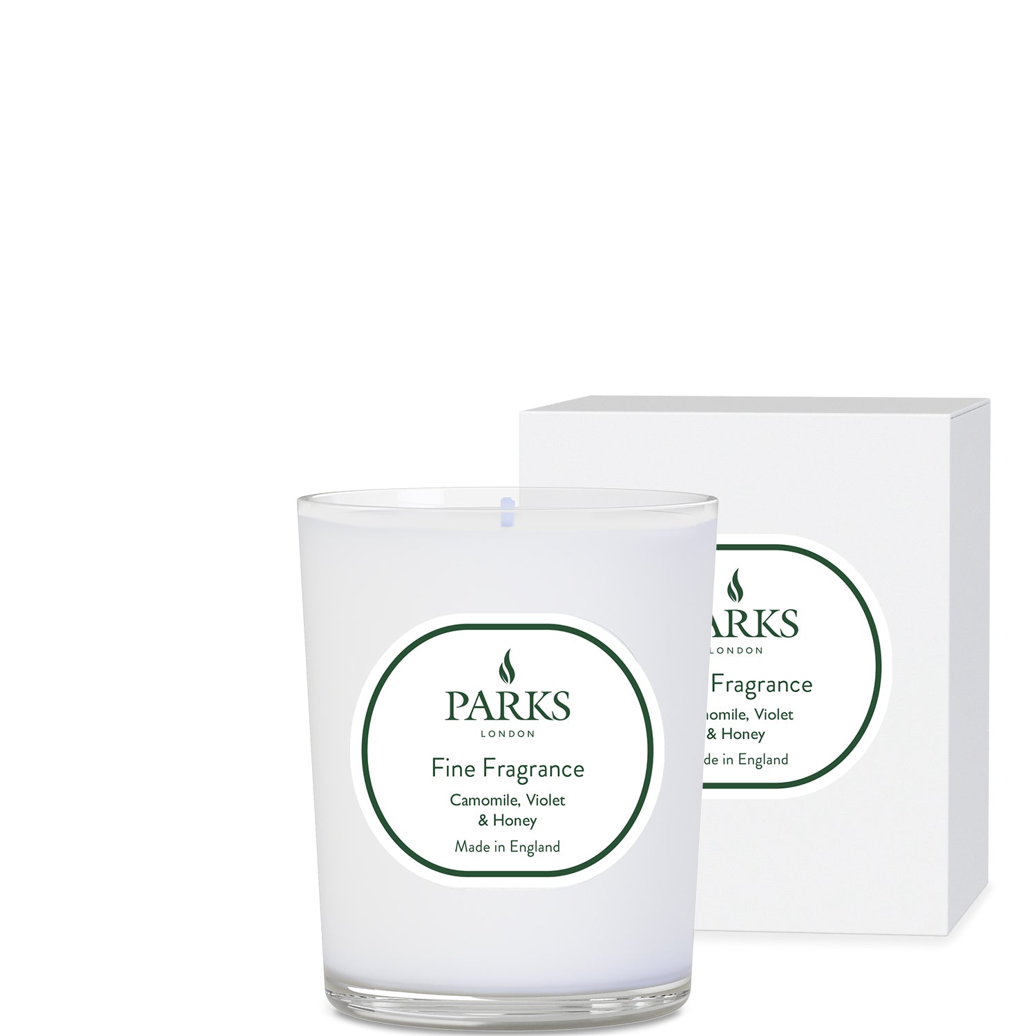 FINE FRAGRANCE 180G CANDLE CAMOMILE, VOILET & HONEY