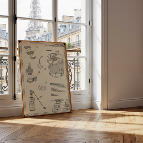 Old Fashioned Recipe - A5 Print