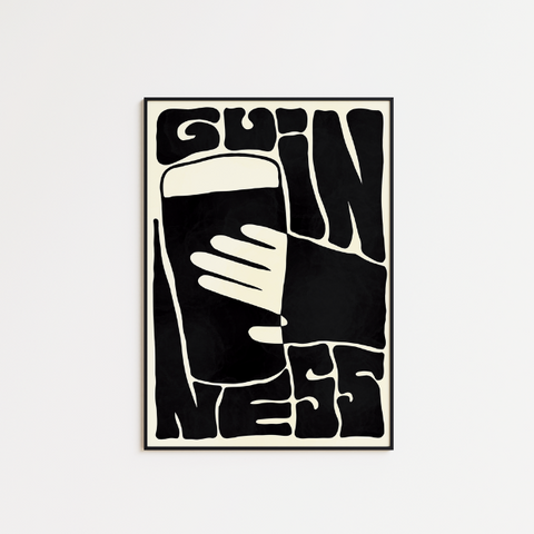 Bauhaus Guinness - A5 Print