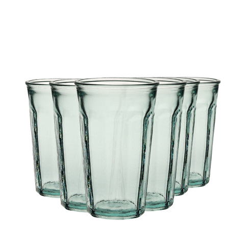 Recycled Barca Highball Glasses - 300ml - Set of 6