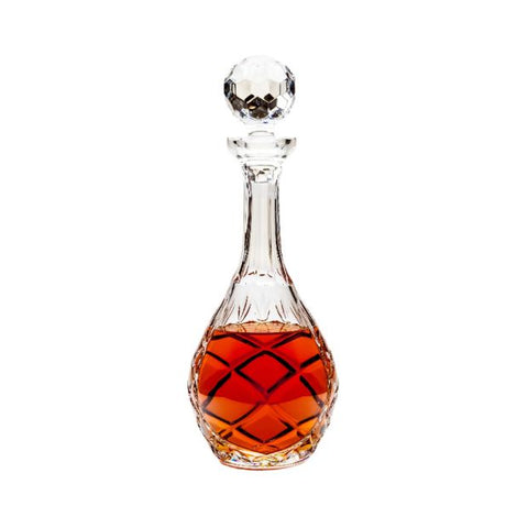 Cut Crystal Panelled Wine Decanter - 1Ltr