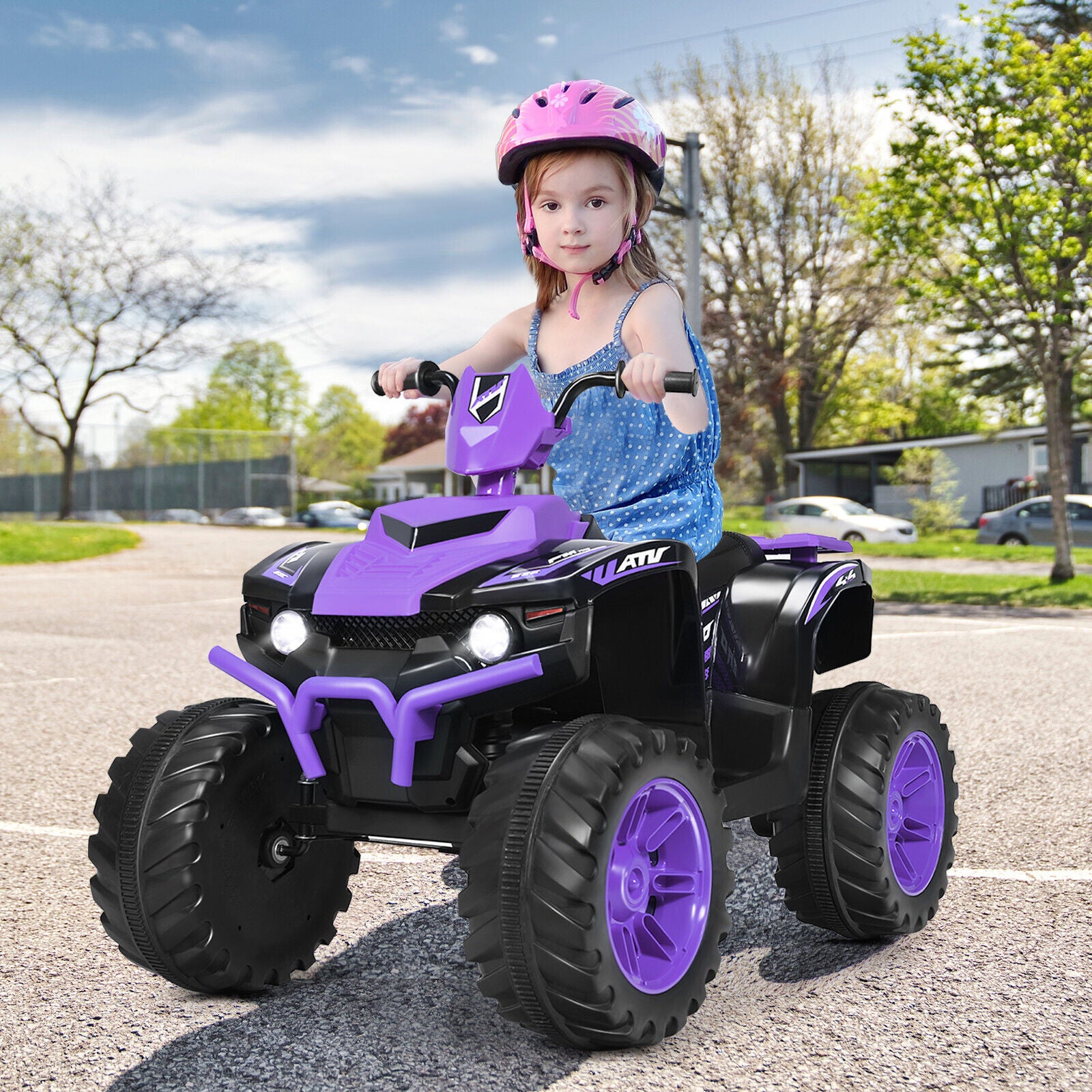 12v Electric Kids Ride On ATV / Quad Bike-Black
