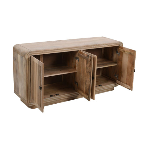 Preston Mango Wood 4 Doors Large Sideboard