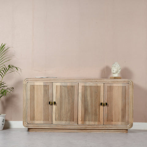 Preston Mango Wood 4 Doors Large Sideboard