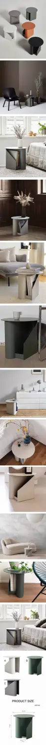 Hector Side Table with Book Storage