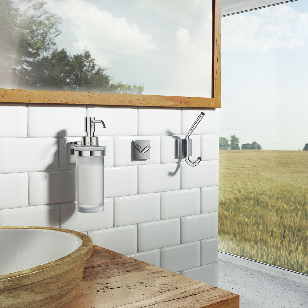 Smedbo House Polished Chrome Wall Soap Dispenser RK369