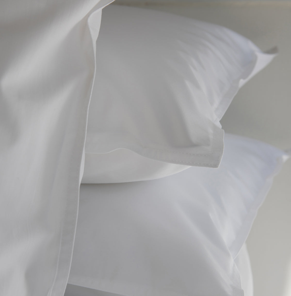 Rest Fine Cotton Percale White Bedlinen