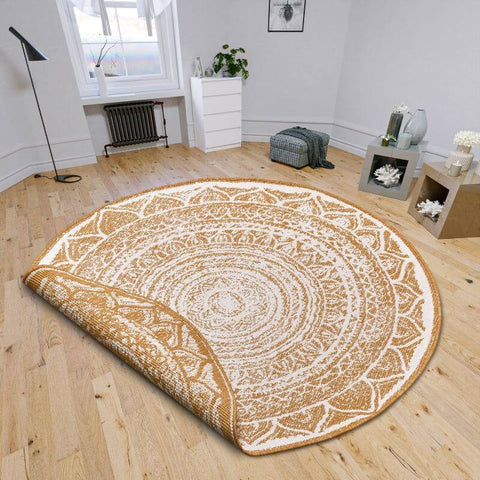 Siruma Reversible Round Indoor-Outdoor Rug