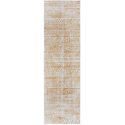 Reversible Geometric Indoor-Outdoor Flatweave Rug