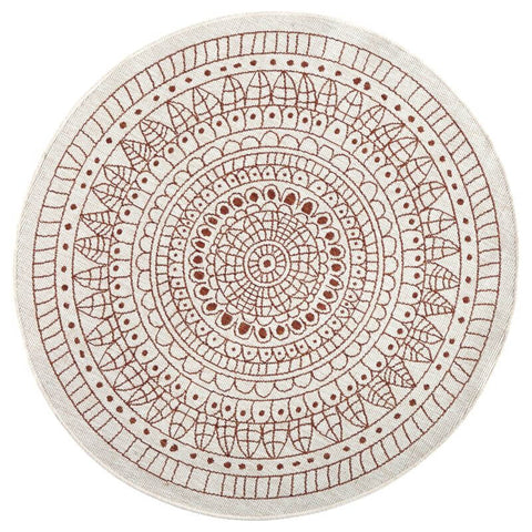 Porto Round Reversible Indoor-Outdoor Rug