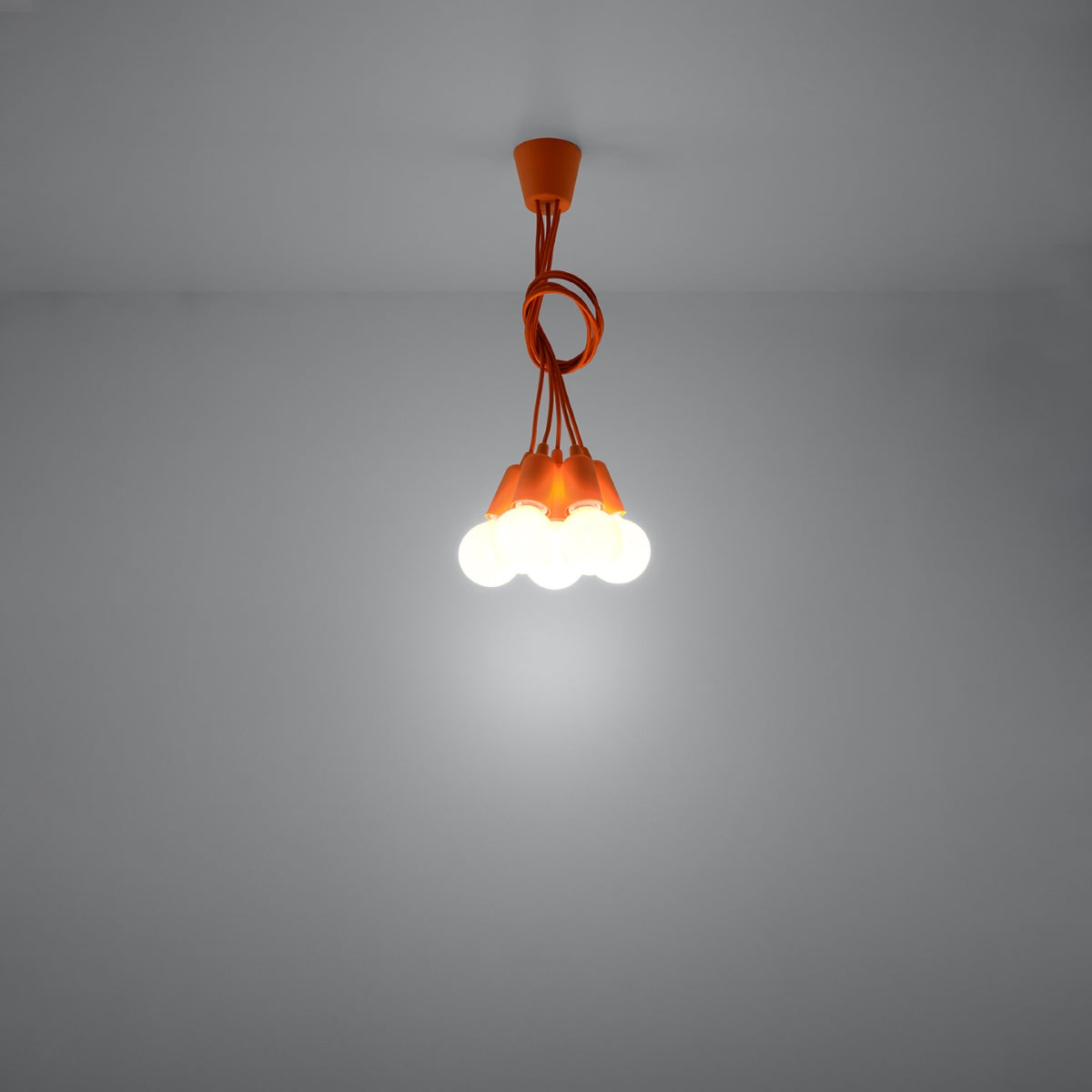 Pendant lamp PVC Diego modern Design E27