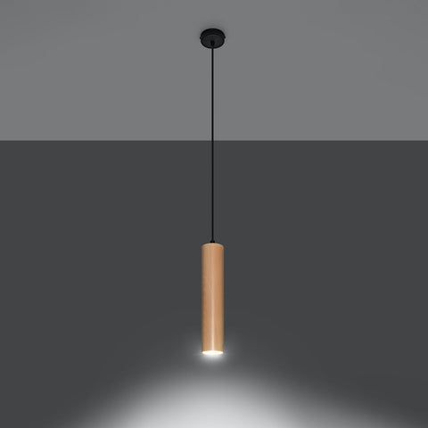 Pendant lamp wood Lino Scandinavian Design GU10