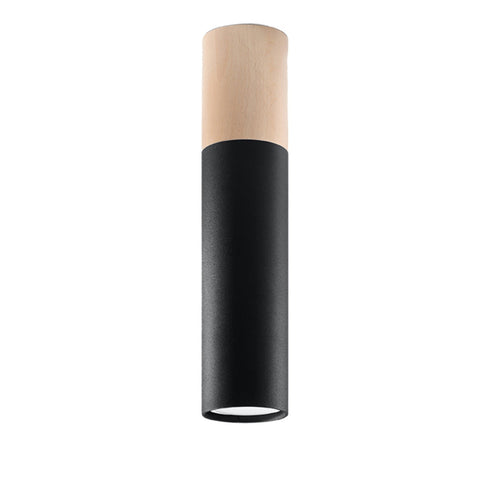 Ceiling lamp steel, wood Pablo modern Design GU10