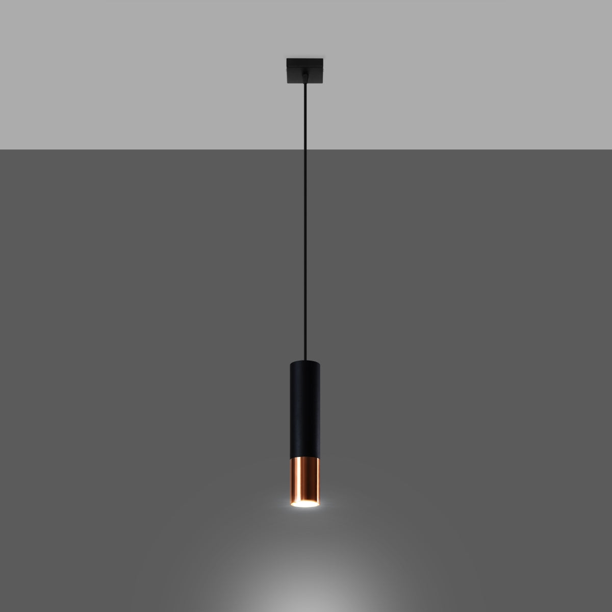 Pendant lamp steel Loopez modern Design GU10