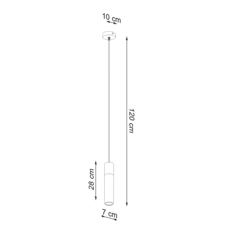 Pendant lamp concrete, wood Zane industrial Design GU10