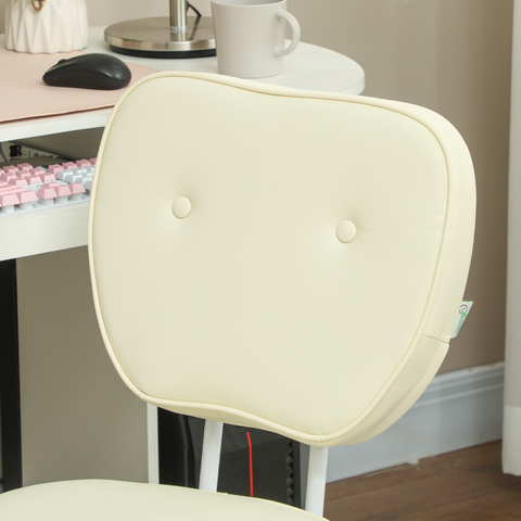 Vinsetto Vanity Task Chair with Adjustable Height, Armless