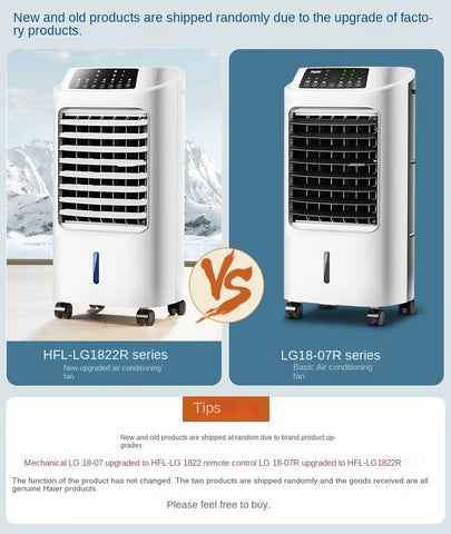 Air Conditioner Fan Cooling Fan Humidification Refrigeration Bladeless Fan Household Air Conditioner Small Air Conditioner