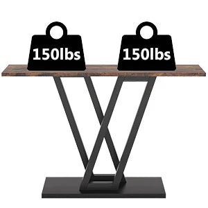 Industrial Console Table