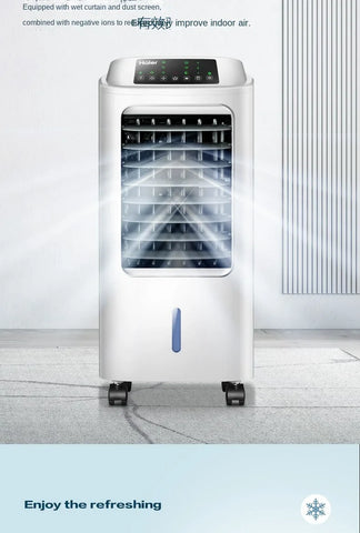 Air Conditioner Fan Cooling Fan Humidification Refrigeration Bladeless Fan Household Air Conditioner Small Air Conditioner