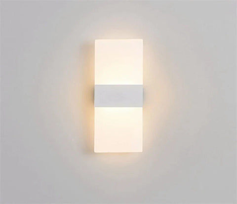 Touch Sensor LED Wall Light – USB Rechargeable Acrylic Sconce