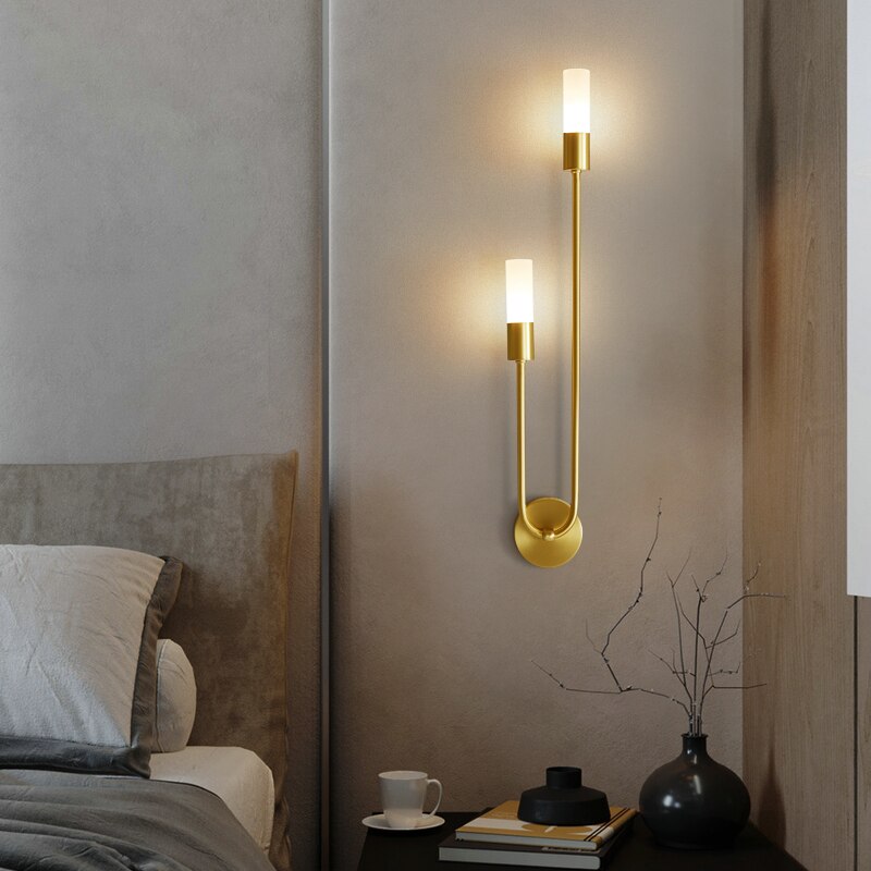 Spire Sleek LED Wall Light 12W Warm White Modern Metal G9 Bulb