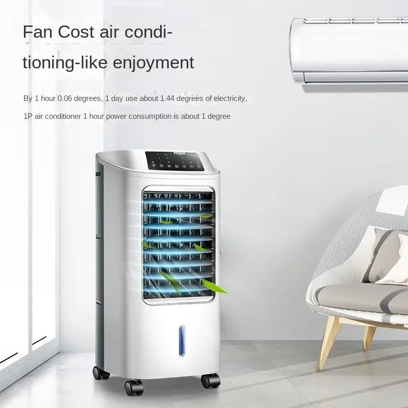 Air Conditioner Fan Cooling Fan Humidification Refrigeration Bladeless Fan Household Air Conditioner Small Air Conditioner