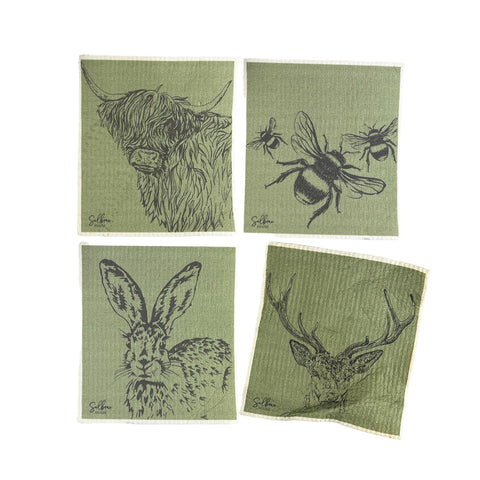 Swedish Dishcloths - Set of 4