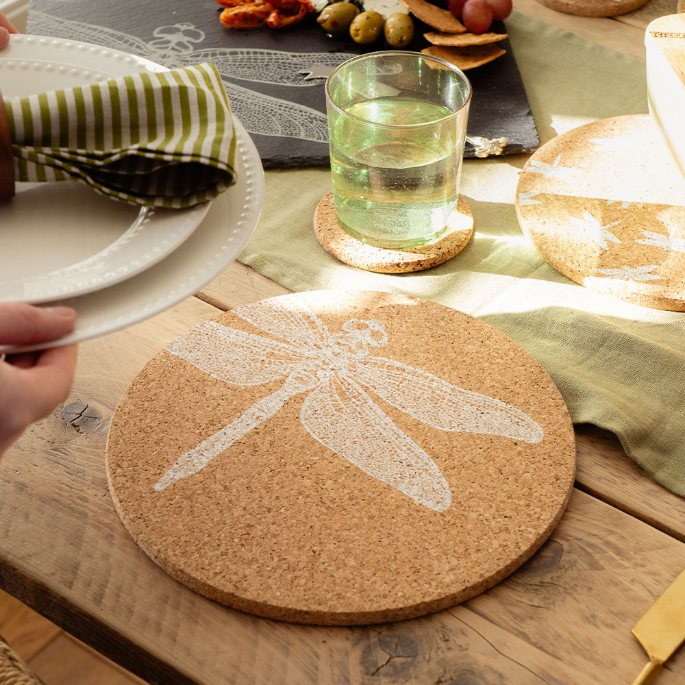 Dragonfly Cork Place Mat