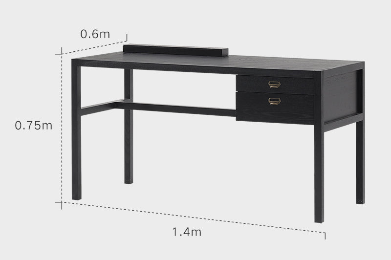 Jottergoods Office Desk, Black｜ DC Concept