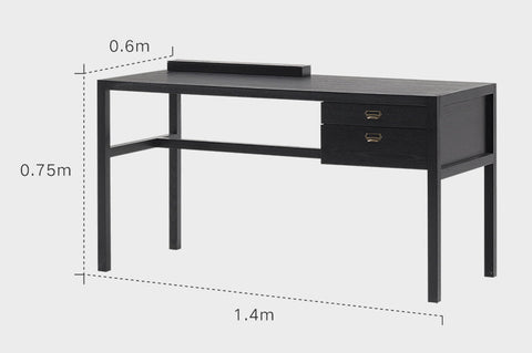 Jottergoods Office Desk, Black｜ DC Concept