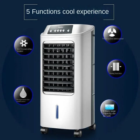 Air Conditioner Fan Cooling Fan Humidification Refrigeration Bladeless Fan Household Air Conditioner Small Air Conditioner