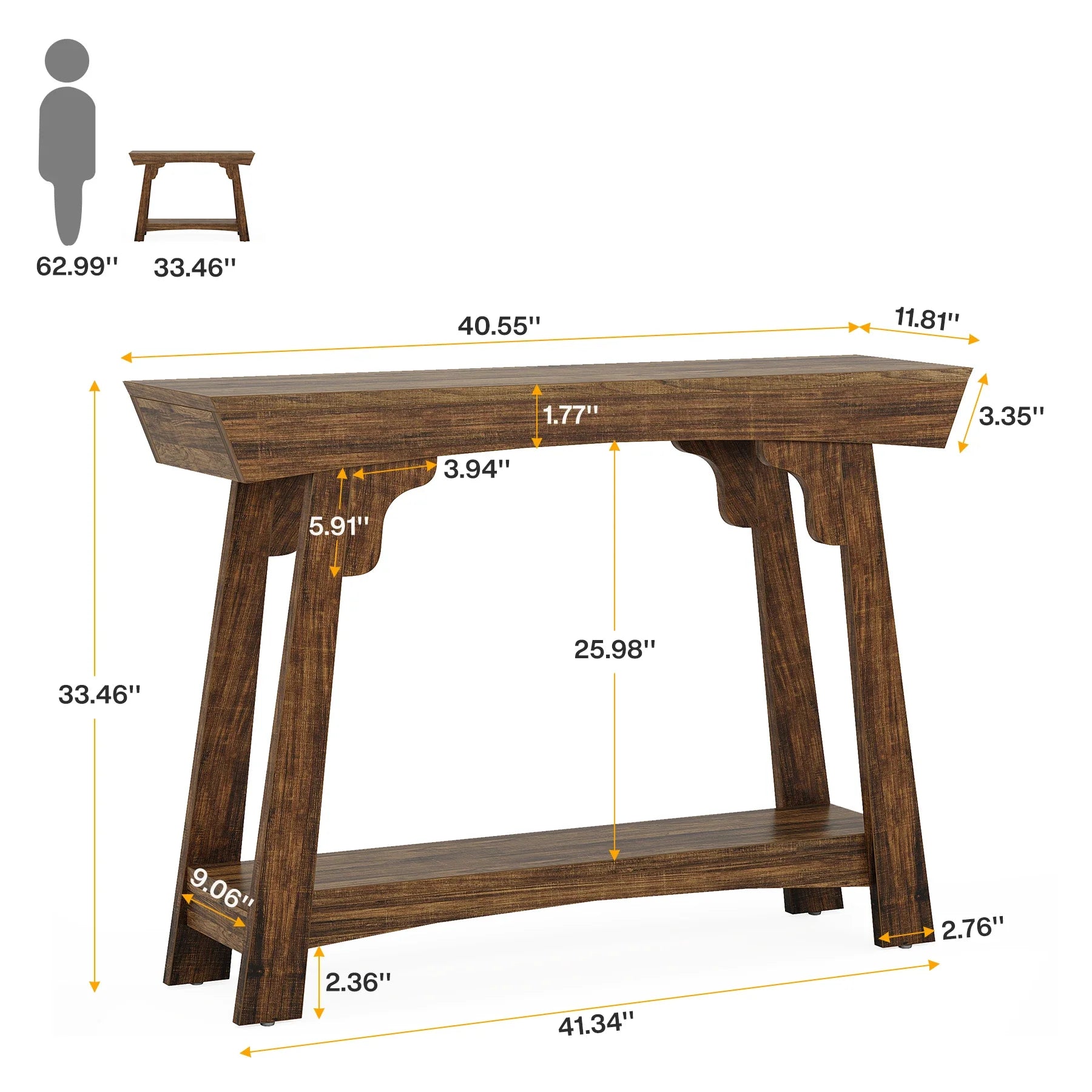 2-Tier Entryway Table