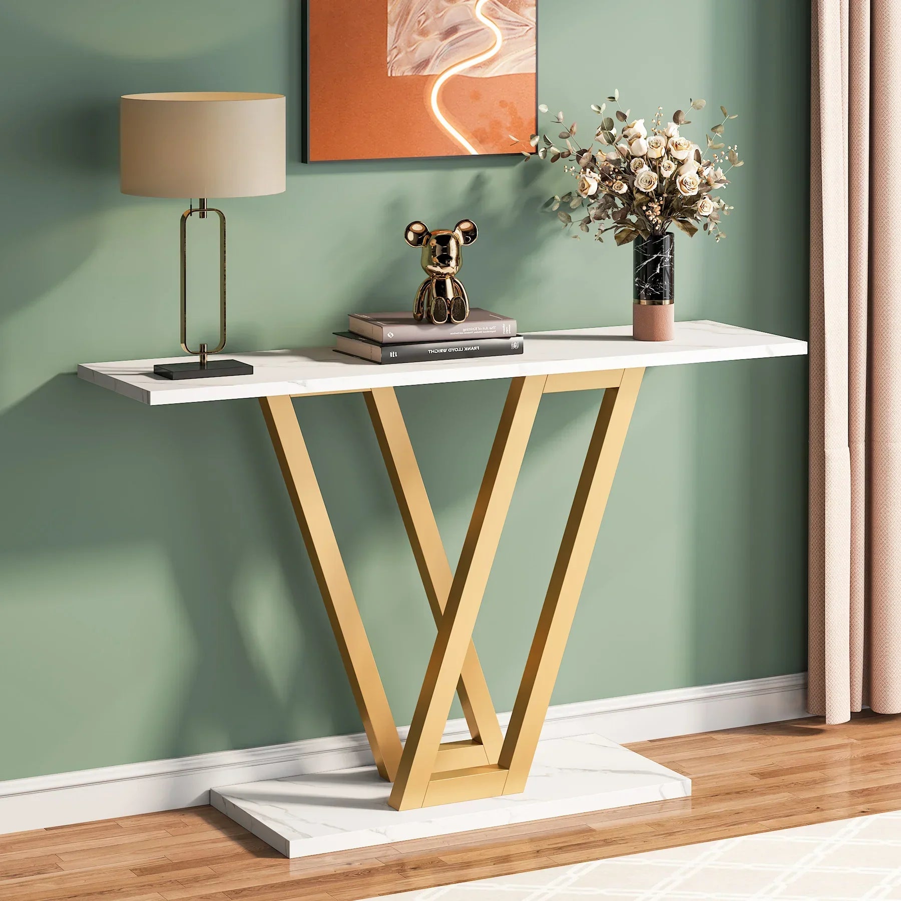 Industrial Console Table
