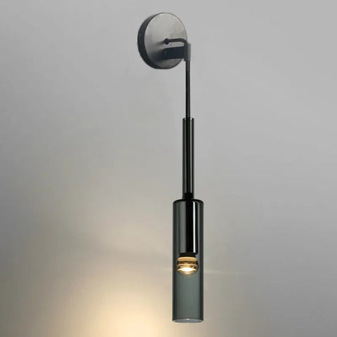 Scandinavian Black Wall Lamp - Hanging Light for Bedroom Living Room