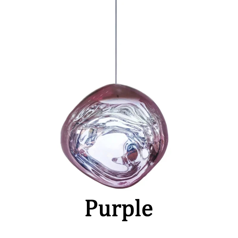 Modern Lava LED Chandeliers PVC Lighting