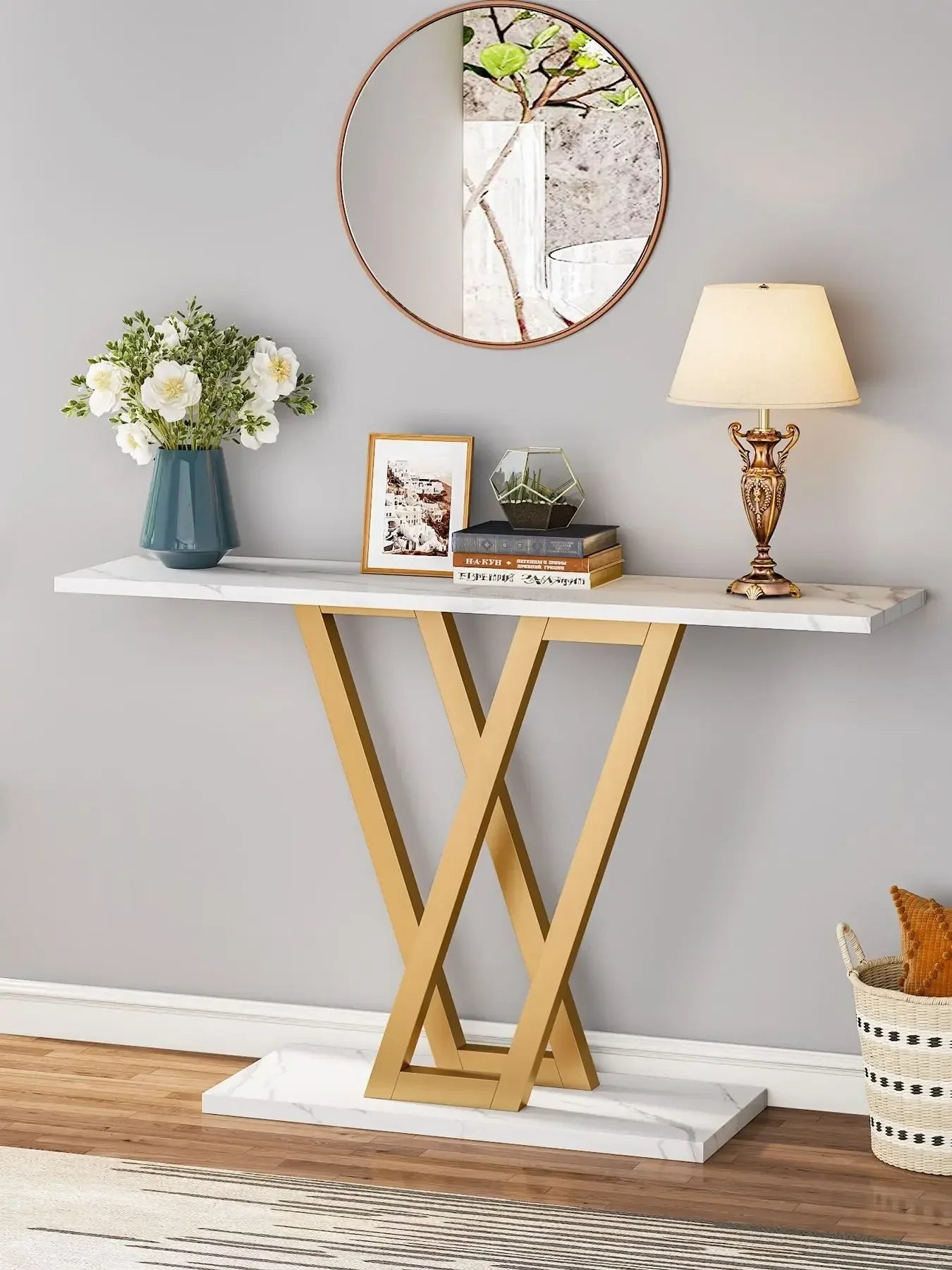 Industrial Console Table