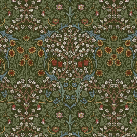 William morris Blackthorne cotton cushion, scatter cushions