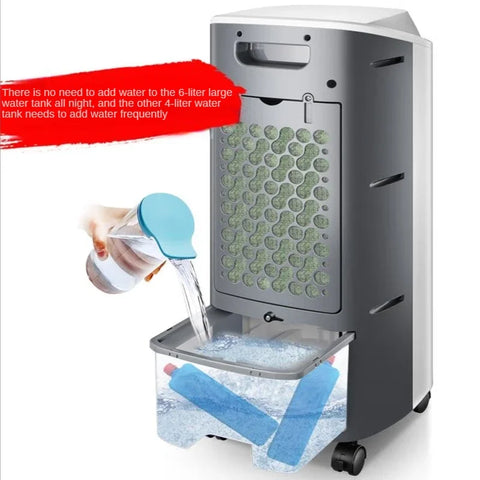 Air Conditioner Fan Cooling Fan Humidification Refrigeration Bladeless Fan Household Air Conditioner Small Air Conditioner