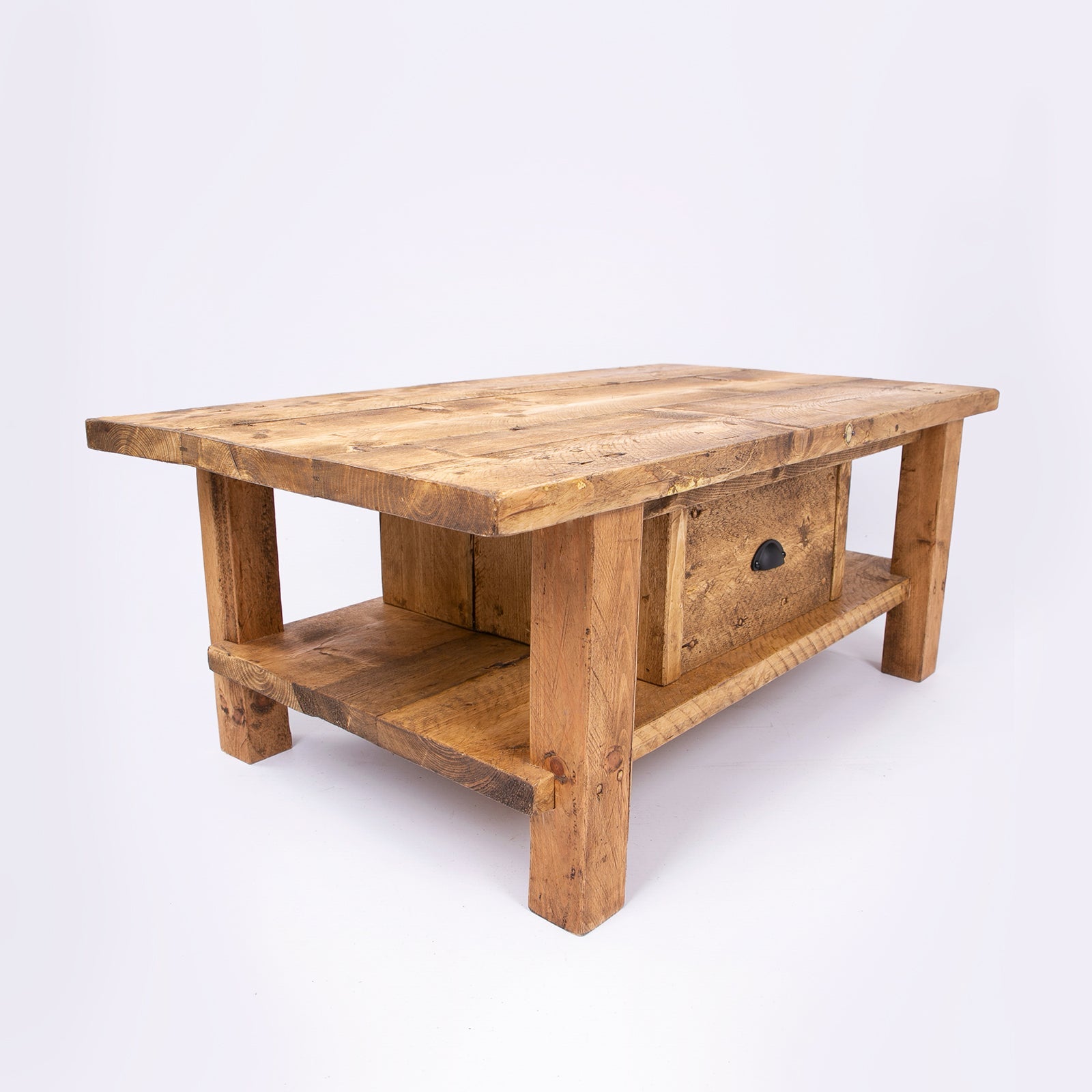 Keswick Coffee Table - Solid wooden coffee table with drawers